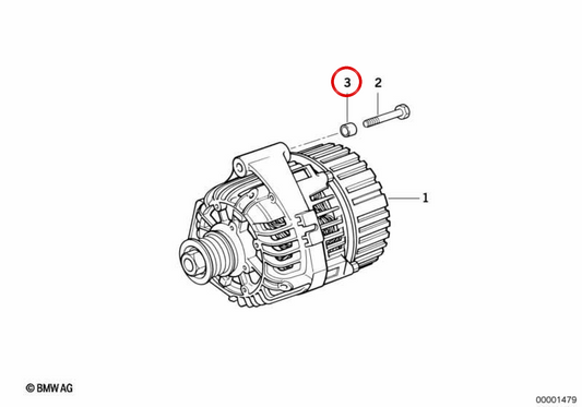 Casquillo OEM 11162243679 für BMW E36, E34. Original BMW.