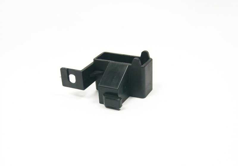 Soporte para microswitch OEM 65758360045 para BMW E36. Parte del sistema de alarma antirrobo. Original BMW.