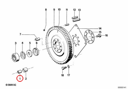BMW E21, E30, E12, E28, E24, E23 (OEM 11211276551) Rolling. BMW originale