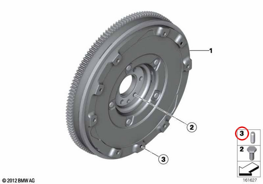 Zylinderstift OEM 11227527141 für MINI R56, R55, R57, R58, R59, R60, R61... und mehr. Originaler MINI.
