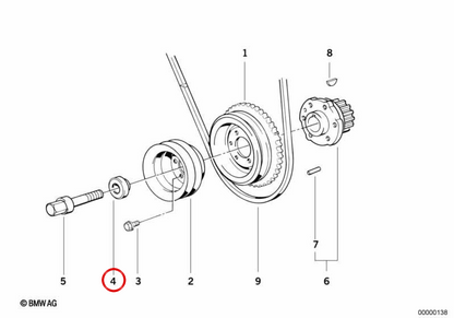 Oemala 11231288660 pour BMW E21, E30, E36, E46, E12, E28, E34, E39, E60, E61, E38, E65, E66, E83, E53, Z1, Z3, E85. BMW d'origine.