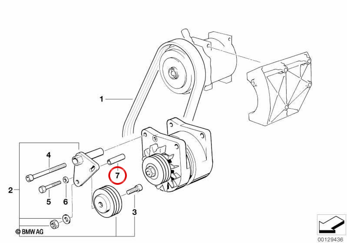 Casquillo OEM 11281731095 per BMW E32, E31. BMW originale.