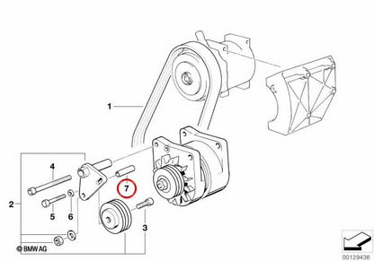 Casquillo OEM 11281731095 per BMW E32, E31. BMW originale.