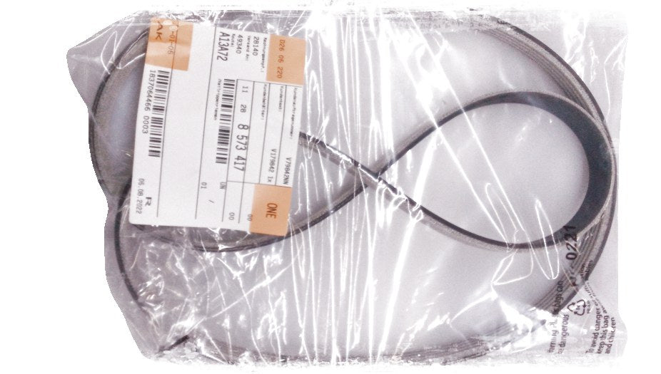Correa poli V (5PK1395) OEM 11288573417 para MINI R55, R56, R57, R58, R59, R60, R61. Compatible con motores diésel N47T. Repuesto original MINI.