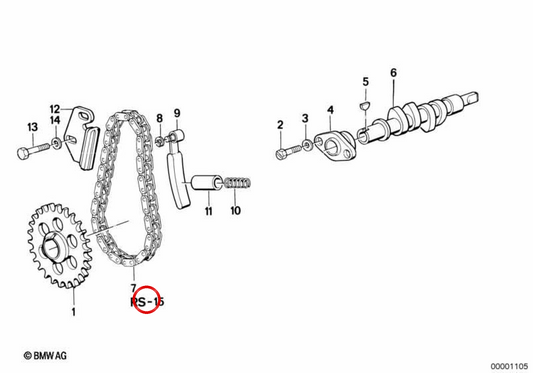 Tensor de corrente de distribuição OEM 11311337600 para BMW E23, E24, E28, E30, E32, E34. BMW genuíno.