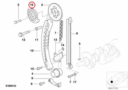 Storch Wheel Oem 11311435847 for BMW E36, E46. Original BMW.