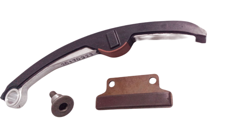 Juego riel tensor/guía de cadena OEM 11318523450 para BMW i3 I01, I01 LCI. Original BMW.