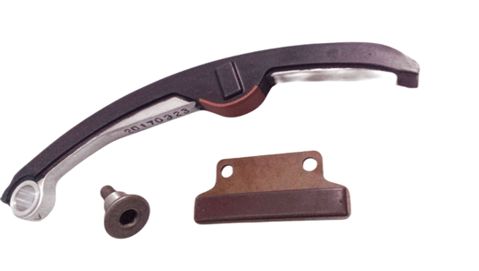 Juego riel tensor/guía de cadena OEM 11318523450 para BMW i3 I01, I01 LCI. Original BMW.