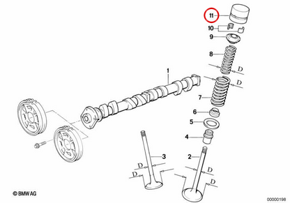 Hydraulische Tachy OEM 11321739299 für BMW E36, E34, E39, E38. Original BMW.
