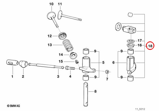 Kit de retrofit OEM 11339057699 para BMW E81, E82, E87, E88, E90, E91, E92, E93. BMW genuíno.