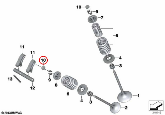 Placa de ajuste 2,26 mm OEM 11348563615 para motocicletas BMW R 1200 GS, F 750 GS, S 1000 RR, C 400 GT... e muito mais. Originais BMW Motorrad.