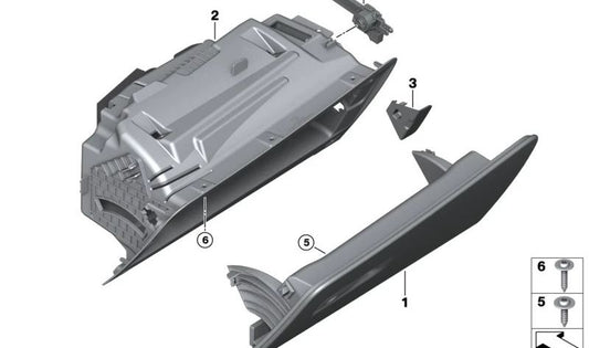 Glovers für BMW F95, G05, F96, G06, G07, G09 (OEM 51169472085). Original BMW