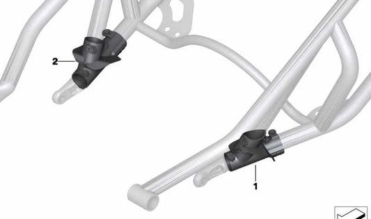 Elemento estanco compartimento equipaje derecho OEM 46518534612 para BMW Motorrad C 650 GT (K19). Original BMW Motorrad.