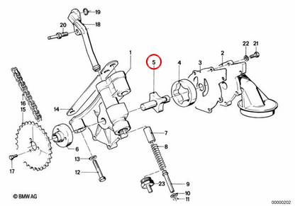 OEM -Verteiler Rotor 11411267379 für BMW E21, E30, E12, E28. Original BMW.