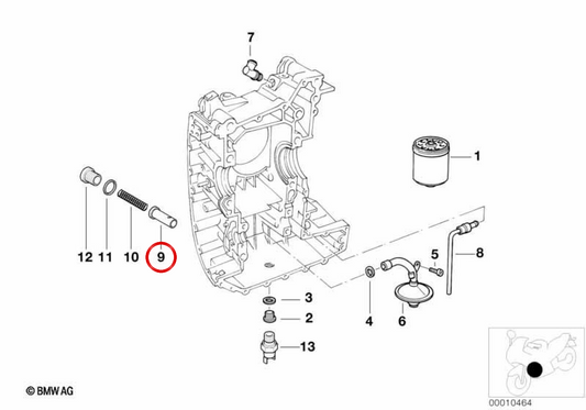 OEM-Kolben 11411340780 für BMW Motorräder R 1200 GS, R 1200 RT, R 1150 GS, R 1100 GS, R nineT … und weitere. Original BMW Motorrad