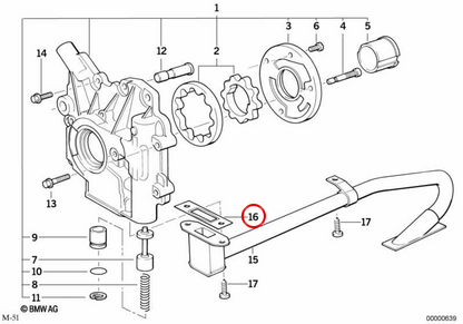 Conseil sans amento OEM 11412245177 pour BMW E36, E46, E34, E39, E38. BMW d'origine.