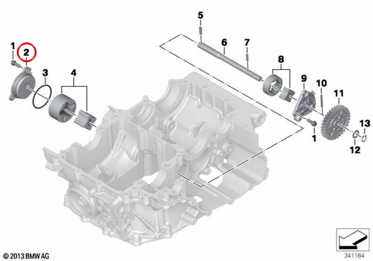 OEM Öldeckel 11417708144 für BMW Motorräder F 700 GS, F 800 GT, F 800 S, F 800 ST, F 650 GS... und mehr. Original BMW Motorrad.