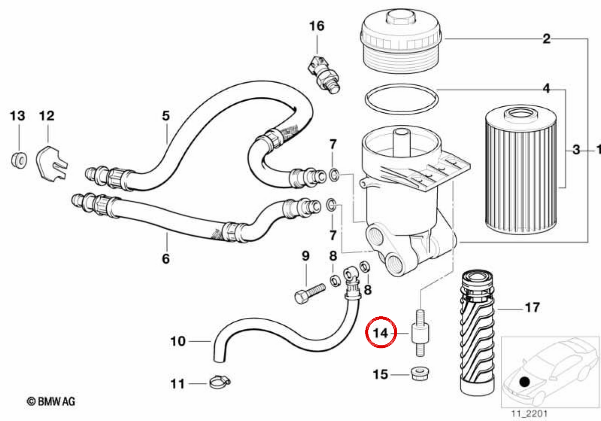 Supporto da blocco Silent OEM 11421436982 per BMW E39, E32, E38, E31. BMW originale.