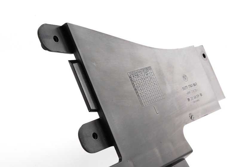 Extensión del revestimiento inferior lateral izquierdo para BMW Serie 1 E81, E82, E87 (OEM 51777141861). Original BMW