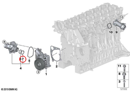 OEM-Stützring 11517788985 für BMW E87, E46, E90, E39, E60, E65, X3, X5, X6... und mehr. Original BMW.