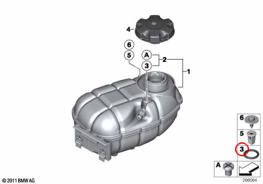 Anillo tórico 9x2 OEM 11537793248 para BMW Serie 1 F20, Serie 2 F22, Serie 3 F30, Serie 4 F32 y motos BMW K 1200, K 1300, K 1600… y más. Original BMW Motorrad.
