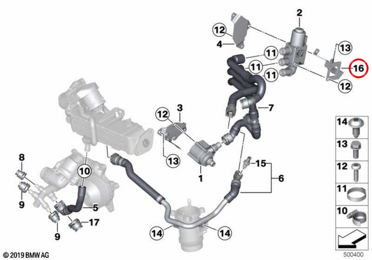 Prise en charge des soupapes de commutation OEM 11538572123 pour BMW F07, F10, F11, F01, F02, F25, F26, F15, F16. BMW d'origine.