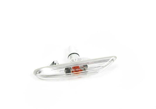 Intermitente lateral blanco derecho OEM 63137165742 para BMW E60, E60N, E61, E61N. Original BMW.