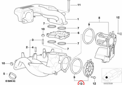 OEM -Schließstecker 11611435714 für BMW E36, E46. Original BMW.