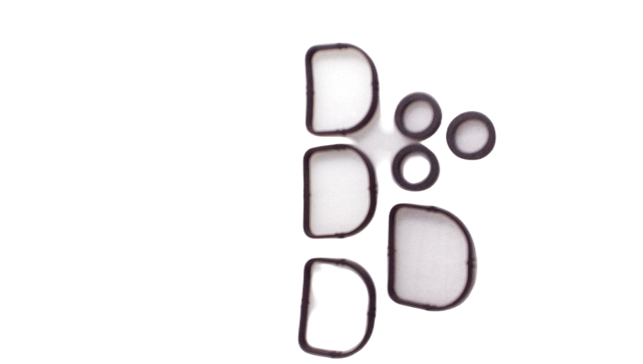 Juego de juntas del colector de admisión OEM 11617530703 para BMW E81, E82, E87, E88, E46, E90, E91, E92, E93, E60, E84, E83, E85. Original BMW.