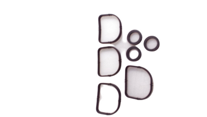 Juego de juntas del colector de admisión OEM 11617530703 para BMW E81, E82, E87, E88, E46, E90, E91, E92, E93, E60, E84, E83, E85. Original BMW.