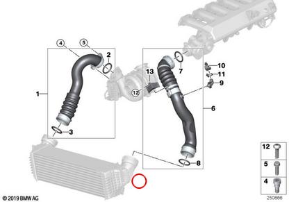 Batente de fixação anti-rotação OEM 11617807096 para BMW (Modelos compatíveis: E81, E82, E87, E88, E90, E91, E92, E93, E60, E61, E84, E70, E71). BMW genuíno.
