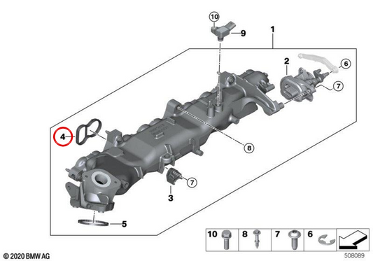 Scheda di profilo per BMW Series 1 F70, Serie 2 U06, Series 3 G20, G21, Series 4 G22, G23, G26, 5 G30N Series, G31N, G60, G61, Serie 6 G32N, Series 7 G11n, G12N, Series 8 G14, G15, G16, X1 U11, X2 U10, X3 G01, x G05, X6 G06, X7 G07, Mini U25 (OEM 116184