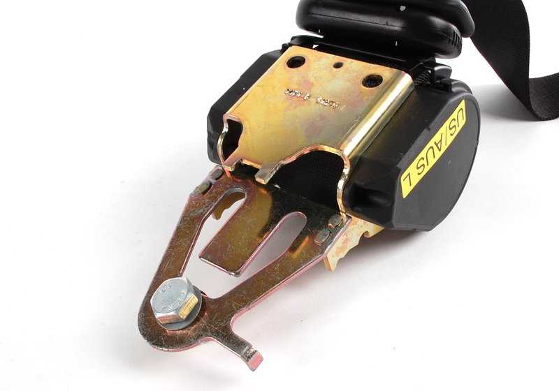 Links vordere Sicherheitsgürtel mit Limitator OEM 72118200853 für BMW E36 {316i, 318is}. Original BMW.