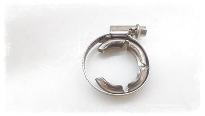 Abrazadera de escape OEM 11718506625 para BMW E90, E91, E92, E93, F07, F10, F11, F01, F02, E70, E71. Pieza para sistema anticontaminación. Original BMW.