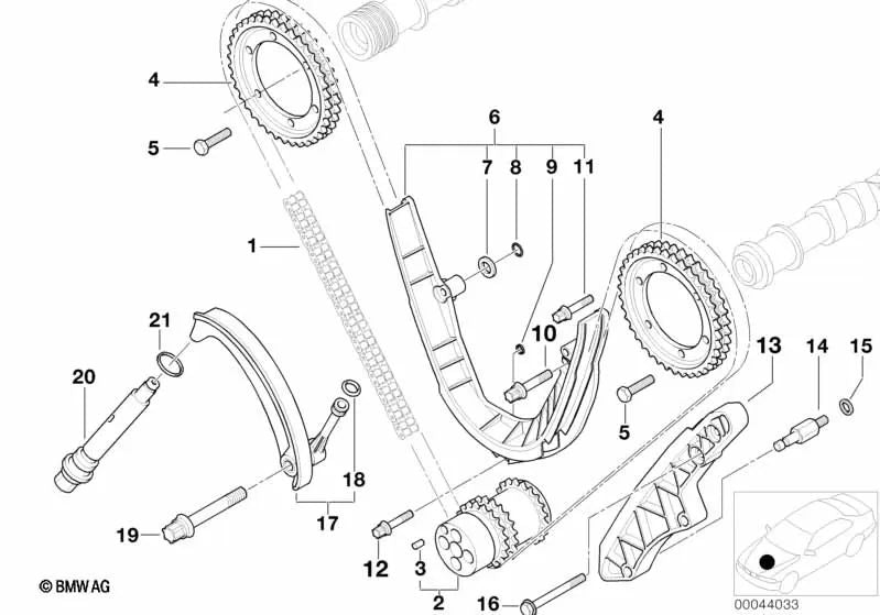 Schmetterlingsscheibe für BMW E39, E38, E31, E53, E52 (OEM 11311742468). Original BMW.