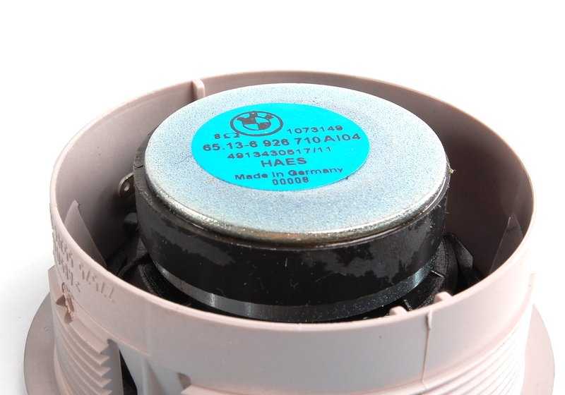 Altavoz medio HiFi OEM 65106926710 para BMW E46, E53. Original BMW.