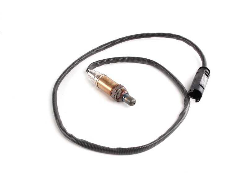 Sonda lambda OEM 11781433940 para BMW E36, E46, E39, E60, E61, E38, E65, E66, E83, E53, Z3, E85. Sensor original BMW para control de gases y rendimiento del motor. Longitud cable 990mm.