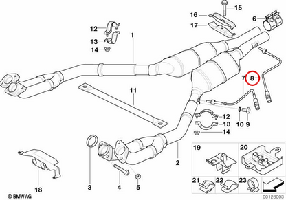 Lambda OEM 11781742051 für BMW E36, E39, E38, Z3. Original BMW.