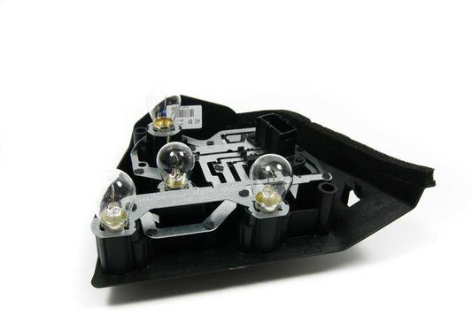 Portalámparas trasero izquierdo OEM 63217165865 para BMW E46. Original BMW.