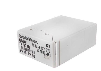 Módulo plegado retrovisores OEM 61359177976 para BMW E46 y MINI R50, R52, R53. Original BMW y MINI.