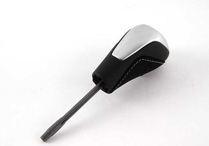 Pomo de cambio automático BMW Performance en Alcantara y cuero OEM 25162155637 para BMW E46 {316i, 316Ci} todos los modelos compatibles. Original BMW.