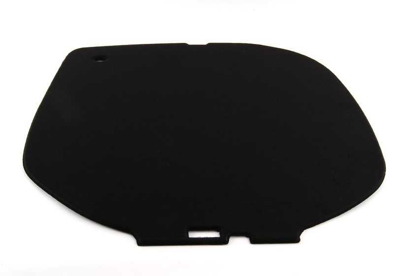 Tapa cubre hueco rueda de repuesto OEM 51477042140 para BMW E65, E66. Pieza negra original BMW. Ideal para maletero de Serie 7 (modelos 730d, 730i, 735i) con fabricación entre 2001 y 2008.