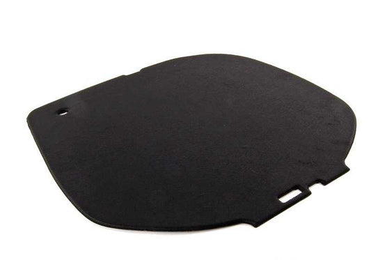 Tapa cubre hueco rueda de repuesto OEM 51477042140 para BMW E65, E66. Pieza negra original BMW. Ideal para maletero de Serie 7 (modelos 730d, 730i, 735i) con fabricación entre 2001 y 2008.