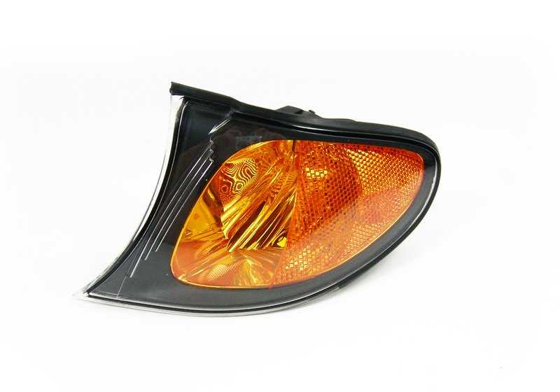 Intermitente delantero izquierdo ámbar OEM 63137165859 para BMW Serie 3 E46 (todos los modelos compatibles). Original BMW.