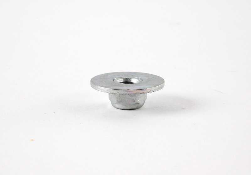 Tuerca hexagonal con arandela M6 OEM 07147155614 para BMW E81, E82, E87, E88, F20, F21, F40, F22, F23, F44, F45, F46, F87, E90, E91, E92, E93, F30, F31, F34, F80, G20, G21, F32, F33, F36, F82, F83, E60, E61, F07, F10, F11, F18, G60, G61, E63, E64, F0