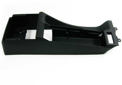 Consola apoyabrazos central OEM 51168218305 para BMW Serie 3 E46 (1997-2006). Color negro. Original BMW.