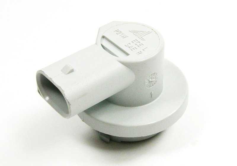 Portalámparas intermitente delantero amarillo OEM 63136914121 para BMW E46 (316i AL11, AL12, AL21, AL22, AL51, AN72, AN82, AX31, AX32, AX41). Original BMW.