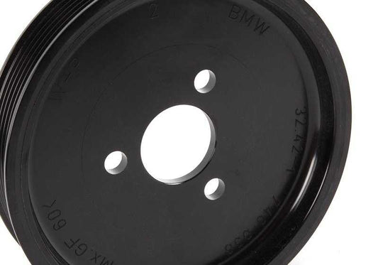 Puleggia della pompa di sterzo OEM 32421740858 per BMW E36, E46, E39, E38, E83, E53. BMW originale.