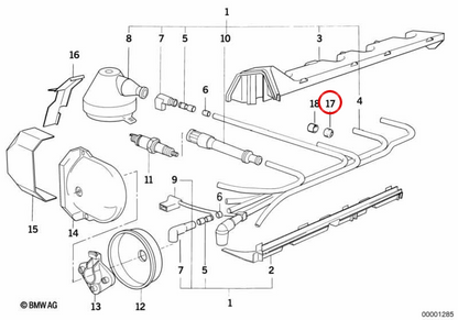 Protettore antidurone OEM 12121739479 per BMW E36, E34, E32, E38, E31, Z3. BMW originale.