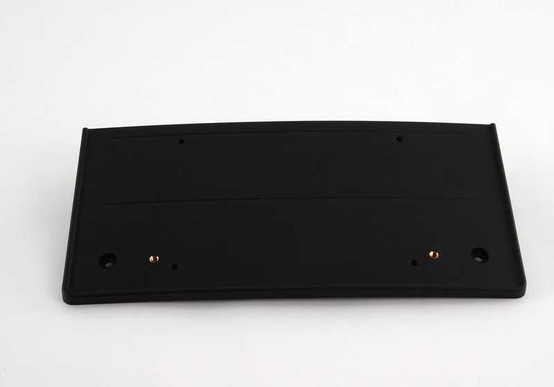 Soporte de matrícula OEM 51118045504 para BMW E82, E88. Accesorio original BMW.